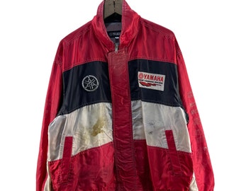 RARE!!VTG Tech 21 Racing Team Shiseido Yamaha Windbreaker