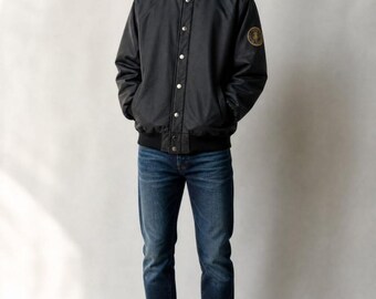 Vintage Polo Ralph Lauren Varsity Bomber Jacke Quilted Lined Y2K