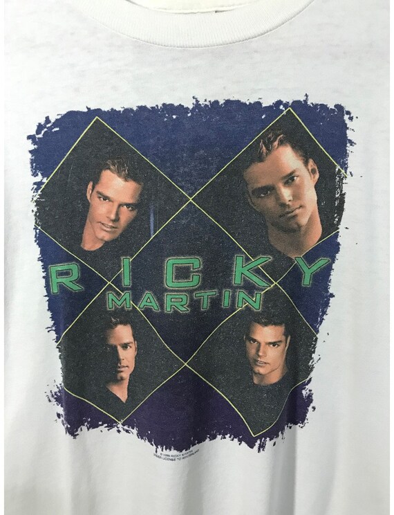 Vintage 90’s Ricky Martin Tshirt - image 5