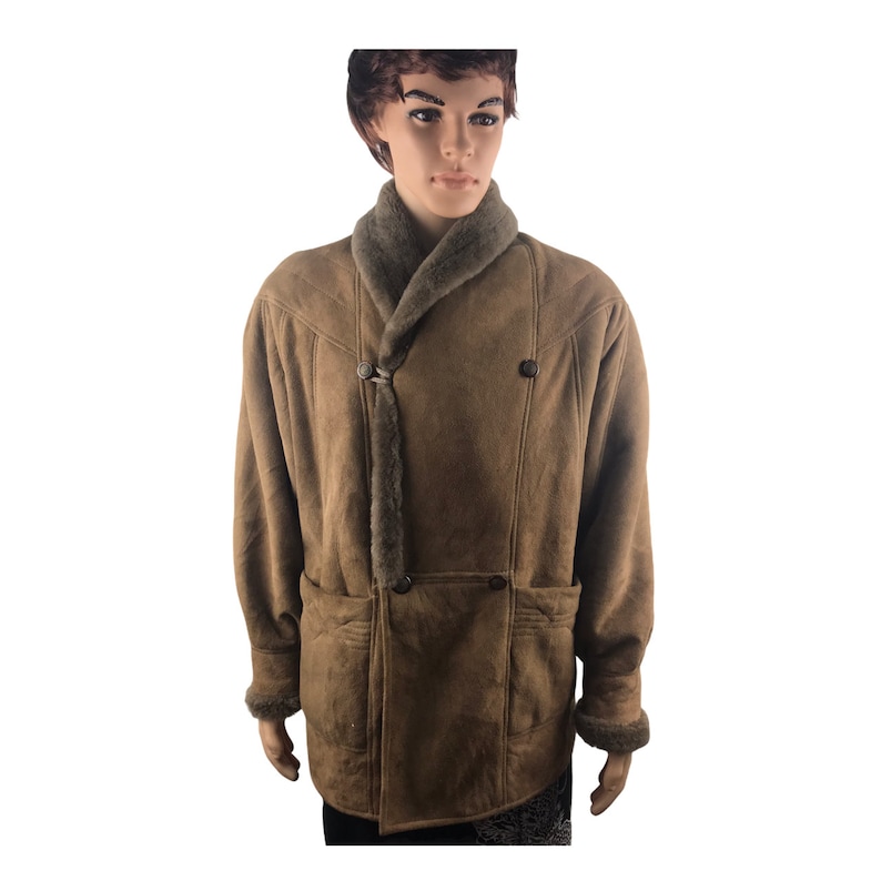 Vintage Down Under International Sheepskin Leather Jacket image 1