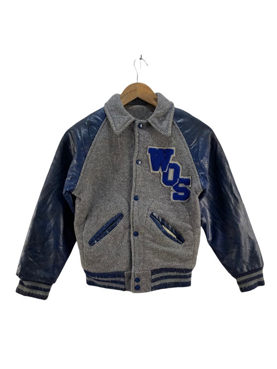 Vintage WOS by Fab Knit Varsity Jacket