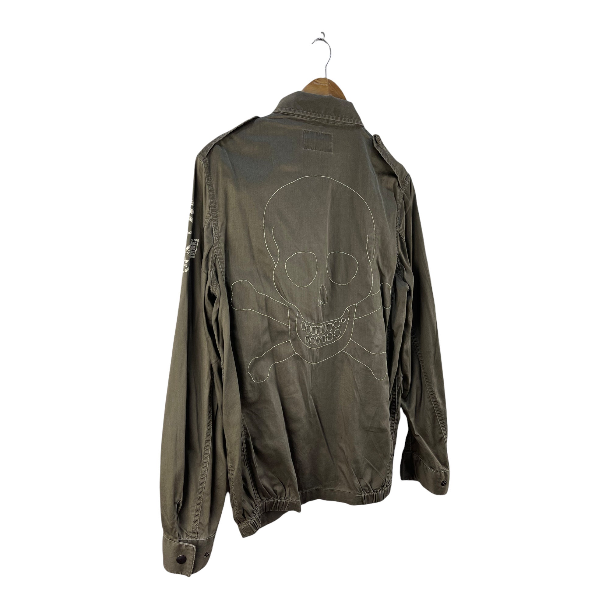 ハーレーダビッドソンレザーライダースジャケット黒ゴールデンサイズL