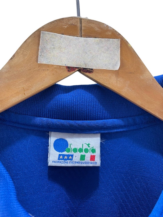 Maillot Vintage Italie Diadora 1986-90 - Domicile, Manches Courtes, Taille XL