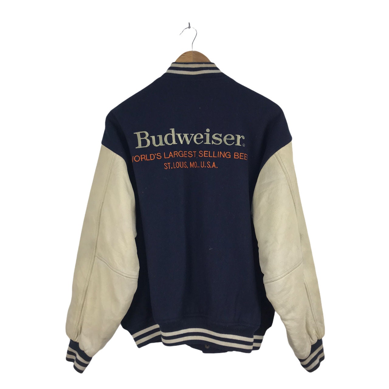 budweiser varsity jacket