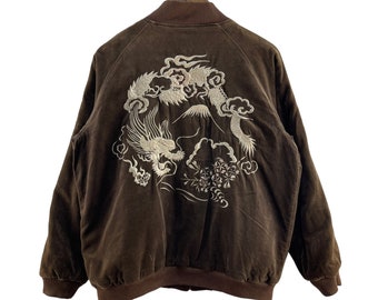Chaqueta de terciopelo Sukajan vintage