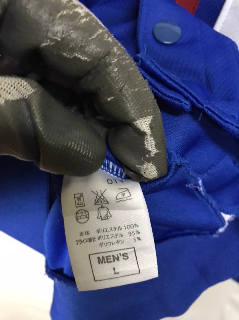 Vintage Nike Button Snap Sweater Jacket Made in Japan Large Size image 10