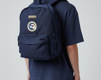 Napapijri Geographic Expedition kleine rugzak vintage marineblauw