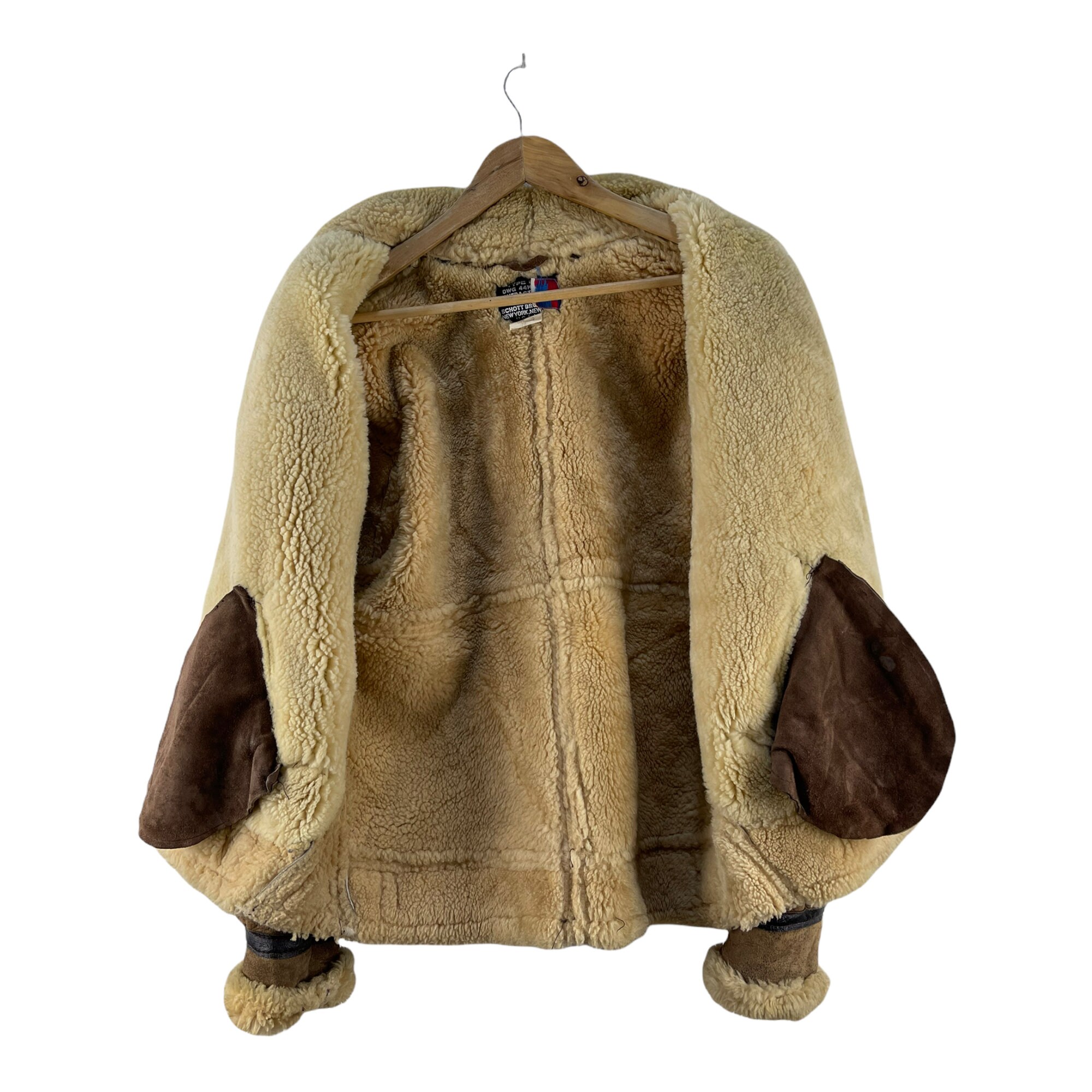 Vintage Schott B 3 Type 3 Sheep Skin Leather Jacket - Etsy