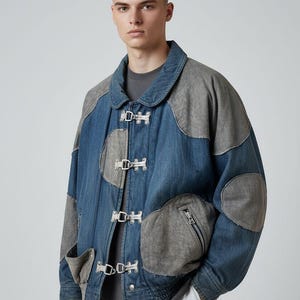 Vintage Issey Sport Patchwork Fireman Jacket