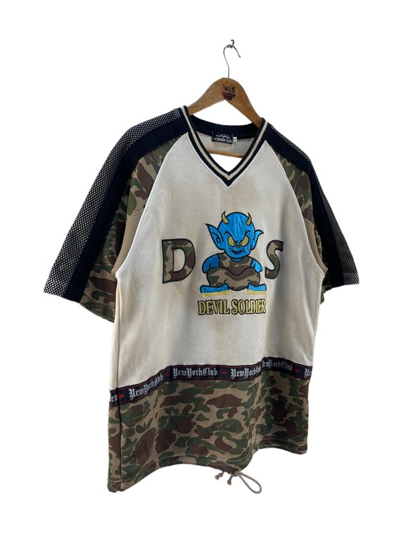 Vintage Devil Soldier New York Camo Street Fashio… - image 3