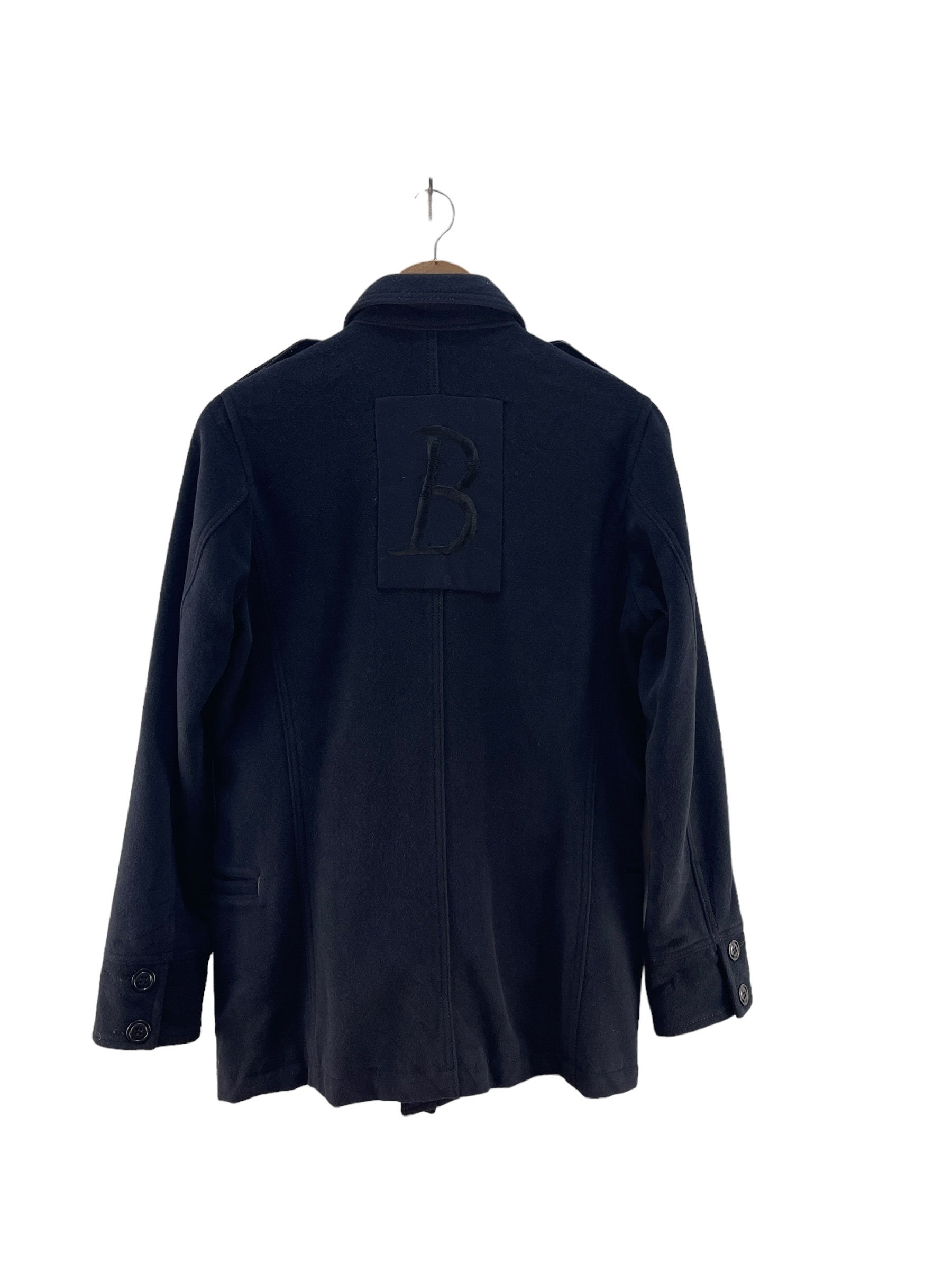 Vintage Blue Blue Japan Wool Coat Jacket - Etsy