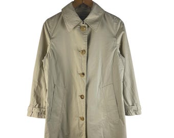 Margaret Howell Beige Lightweight Mac Coat