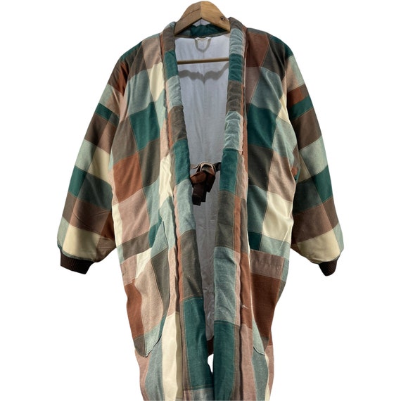 Vintage Kimono Patchwork multicolour japanase sty… - image 8