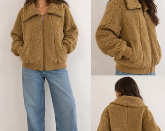Uniqlo Lemaire Sherpa Fleece Zip Blouson Teddy Jacket