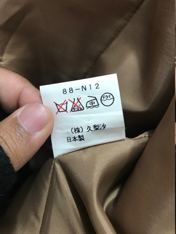 ジャケット・アウター 40-50s BRITISH THE MAJESTIC SUPER100 MELTON SINGLE BUTTON PEAKED L JACKET(XS Black