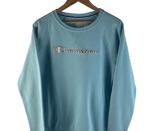 Champion Script Logo Raglan Crewneck Sweatshirt