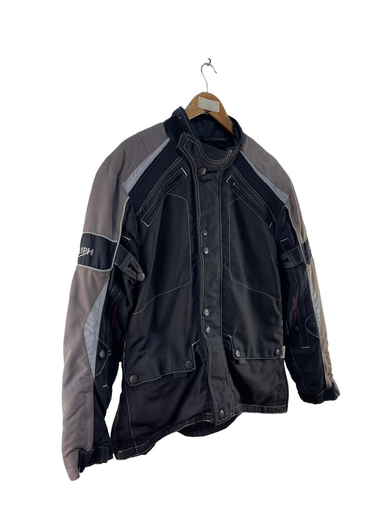 Chaqueta de carreras vintage Triumph imagen 12