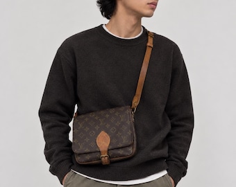Louis Vuitton 1980s Monogram Cartouchiere Bag