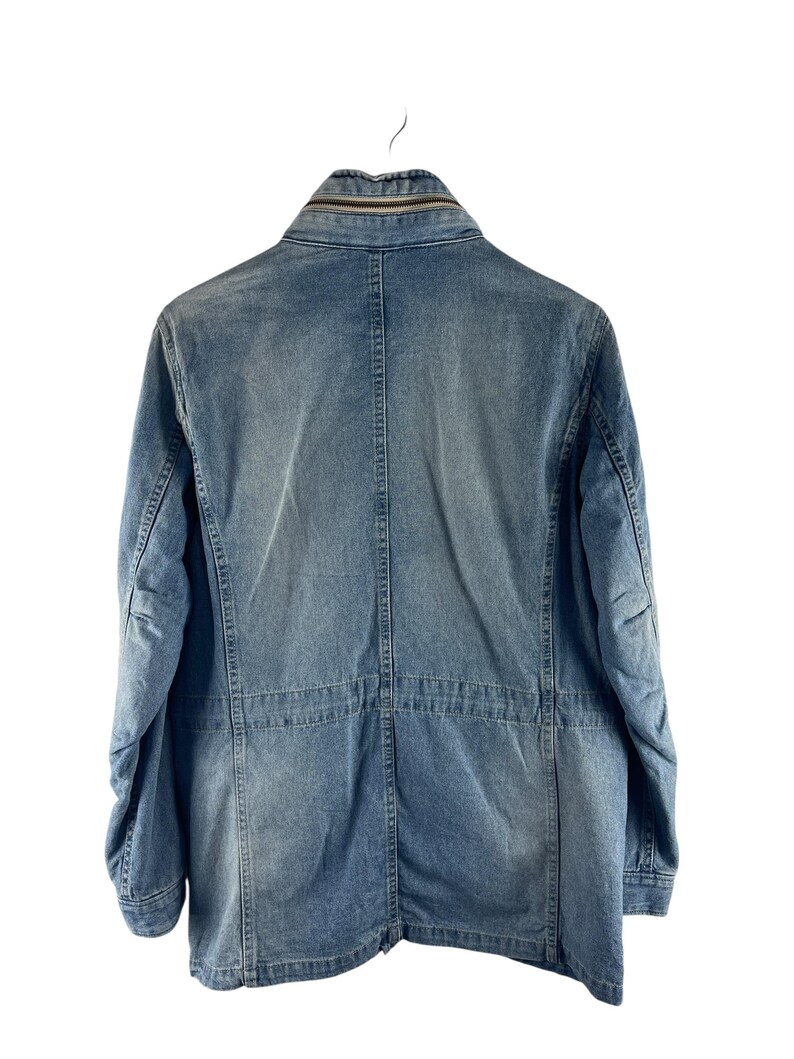 Chaqueta vaquera con capucha Avirex PX estilo militar vintage imagen 2