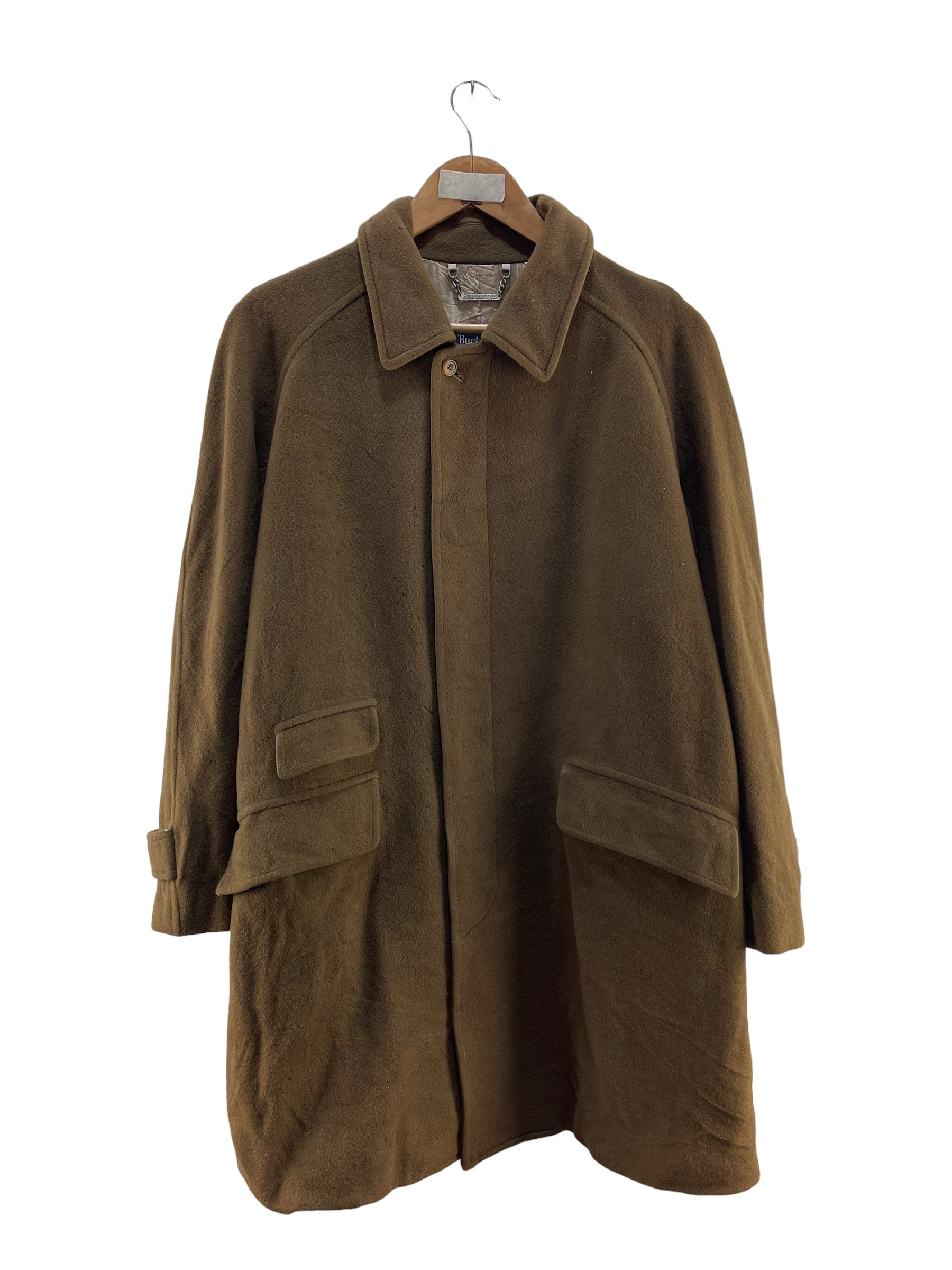 ジャケット・アウター 90s Burberry Balmacaan Coat wool camel