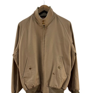 Vintage Burberrys Harrington Nova Check Lining Wool Jacket