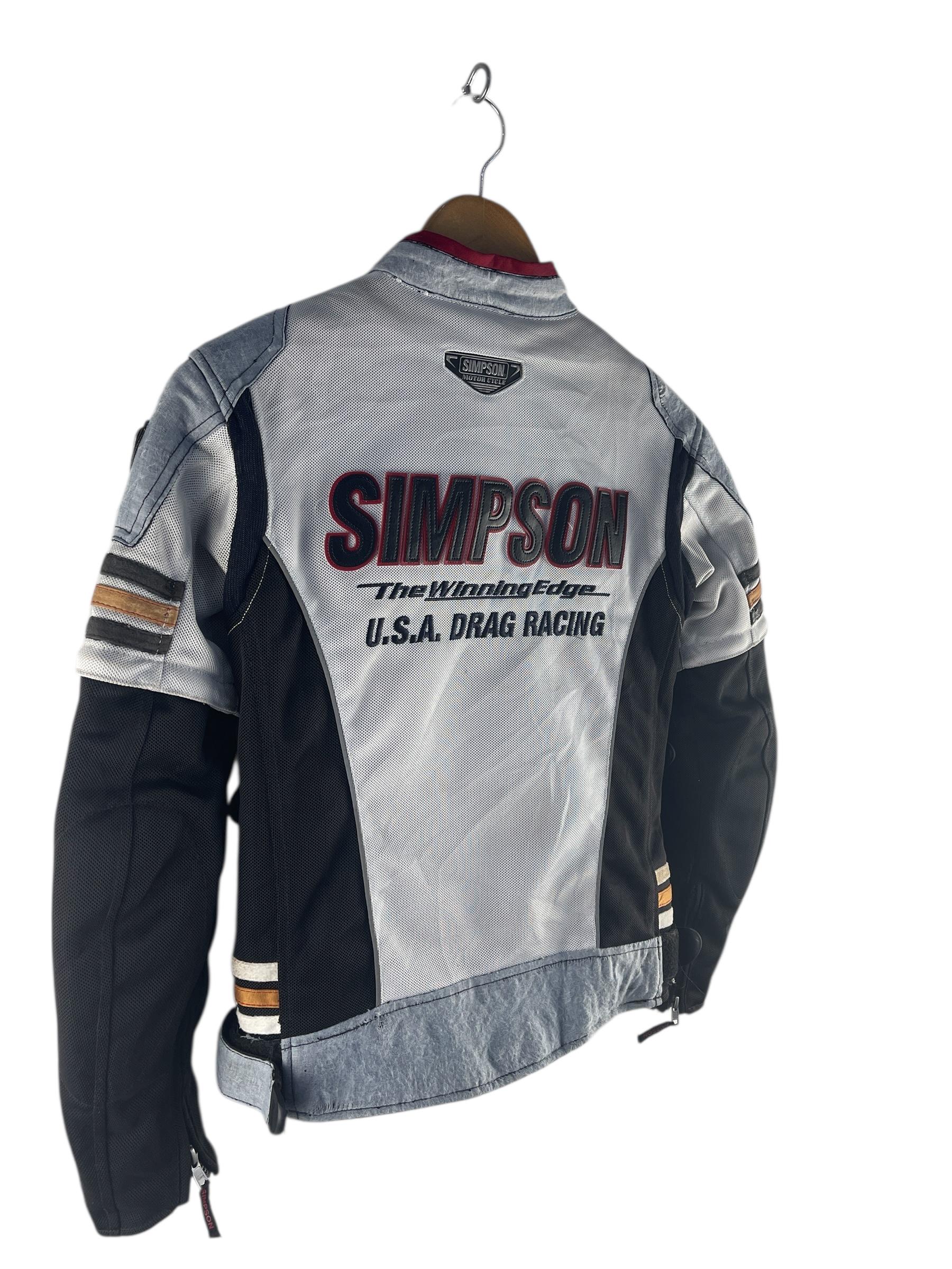 Vintage Simpson Racing “the Winning Edge” USA Drag Racing Mesh 