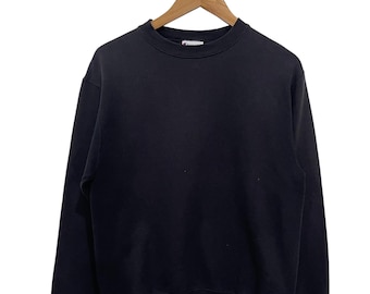 Vintage Champion Eco Authentic Black Crewneck Sweatshirt