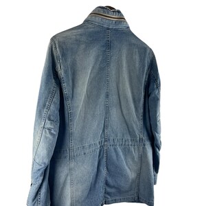 Chaqueta vaquera con capucha Avirex PX estilo militar vintage imagen 6