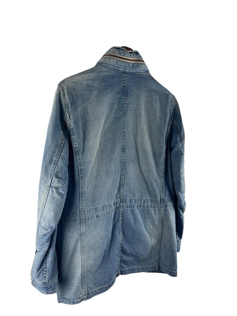 Chaqueta vaquera con capucha Avirex PX estilo militar vintage imagen 6