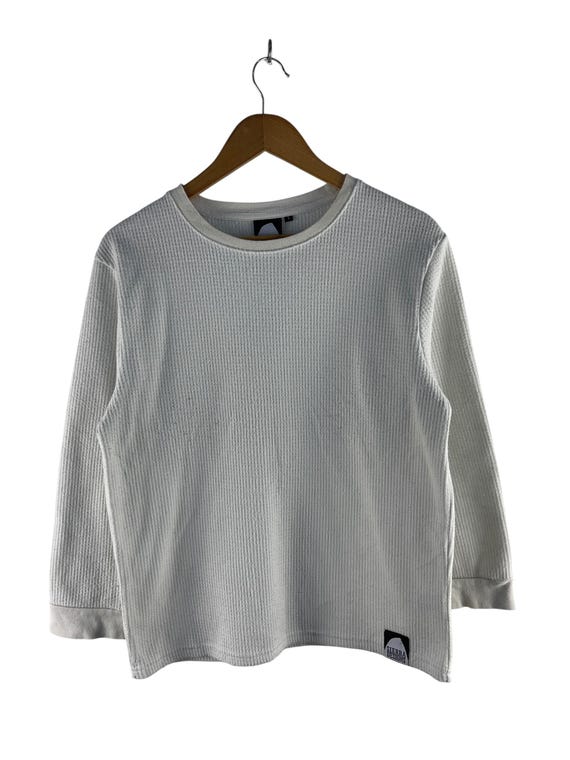 Sierra Designs, Vintage Sierra Designs Thermal Waffle Knit Long Sleeve Crewneck