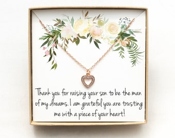 Mother of The Groom Necklace / Mother of the Groom Gift / Mother In Law Necklace / Mother In Law Gift / Mother of the Groom Gift From Bride