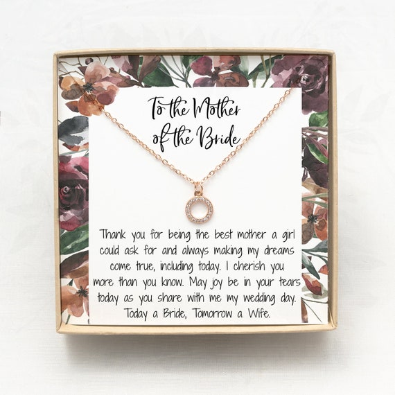 Bride Gift Necklace/Mother 