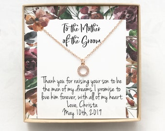 Mother of the Groom Gift | Mother in Law Gift | Mother in Law Wedding Gift |Mother of the Groom Necklace/Mother of the Groom Gift From Bride