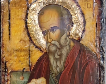 Icona di San Giovanni Giovanni Apostolo ed Evangelista Teologo - Icone bizantine ortodosse greche per regali di nozze