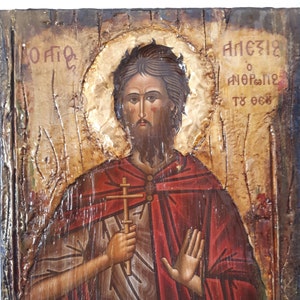 Saint Alexios The Man of God Icon- Greek Russian Byzantine Orthodox Icons