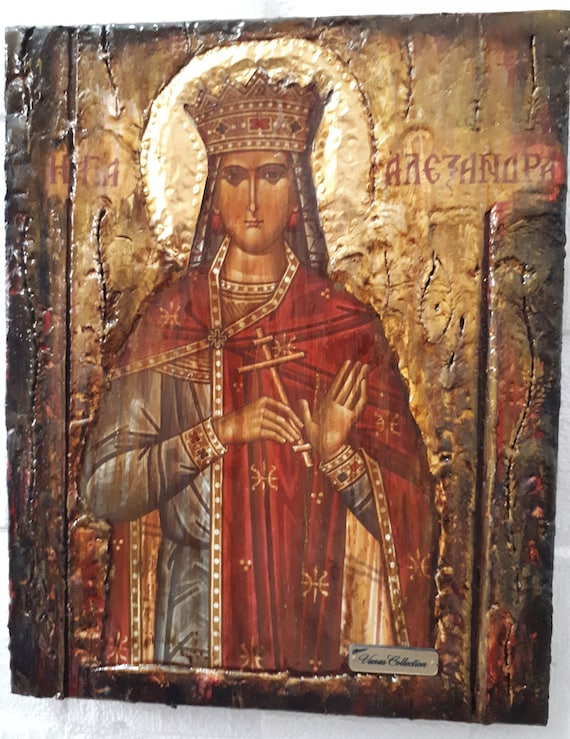 St. Alexandra the Martyr Empress of Rome Icon-Orthodox Christian Greek Icons