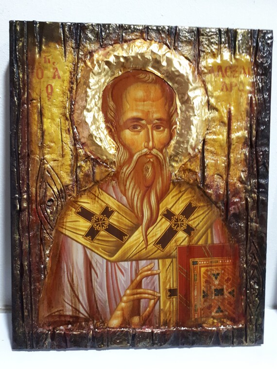 Saint St Alexander Alexandros Patriarch of Constantinople Icon-Christian Orthodox Byzantine Icons