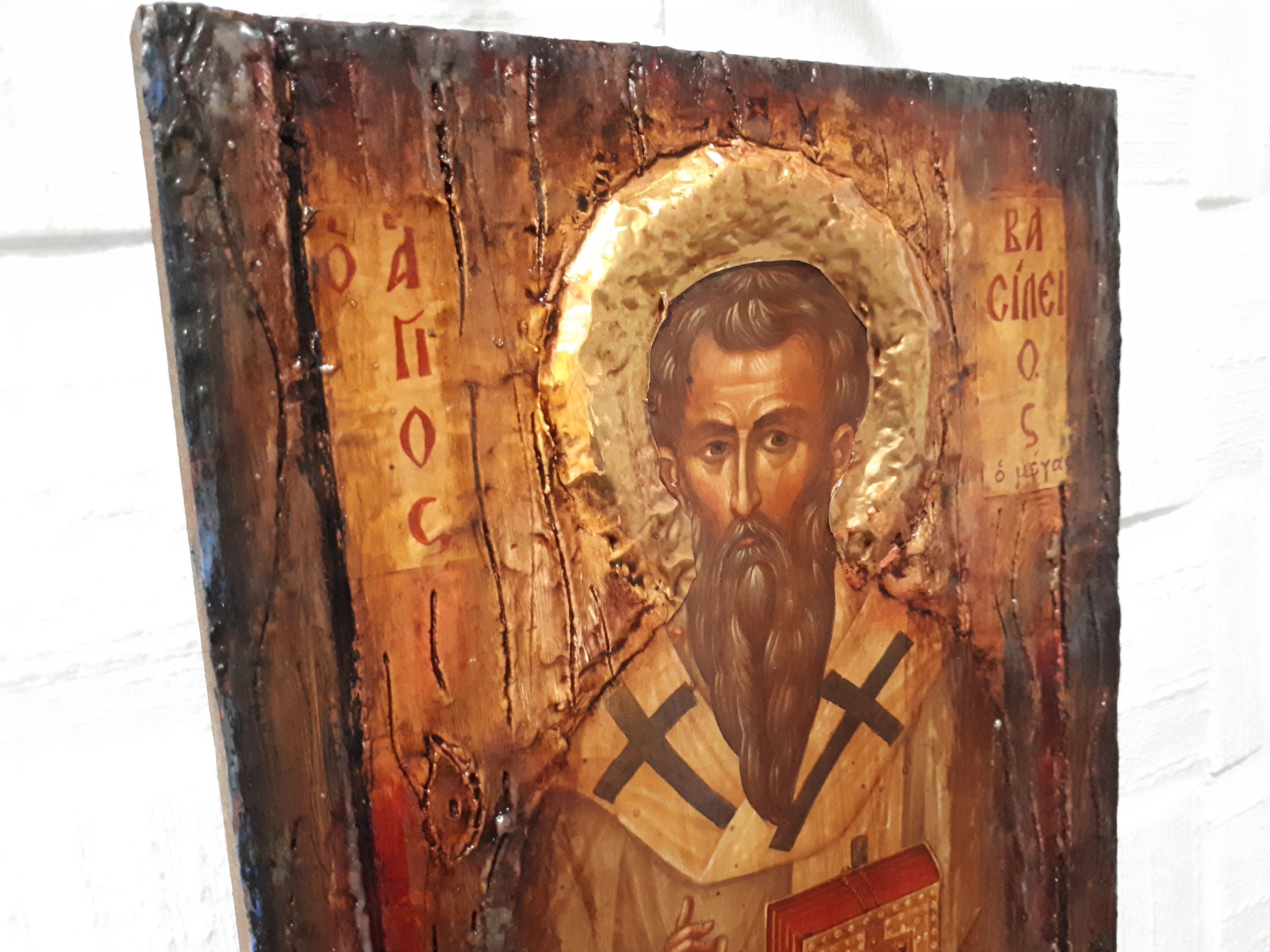 Saint St. Vasilios Basil the Great Christianity Orthodox Byzantine