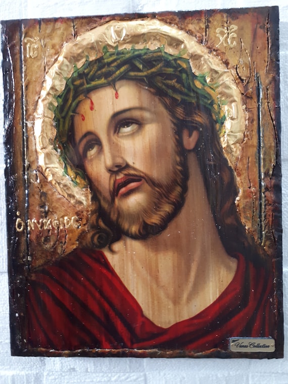Jesus Christ "the Bridegroom" Nymphios-Greek Wedding Gift Orthodox Face Art Icons