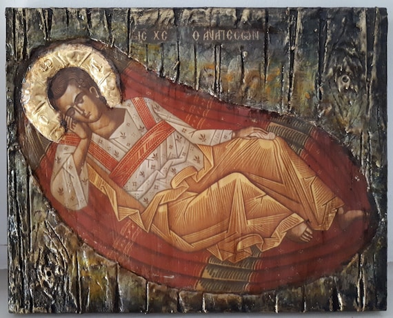 Jesus Christ Anapeson Icon-Orthodox Religious Greek Byzantine Icons