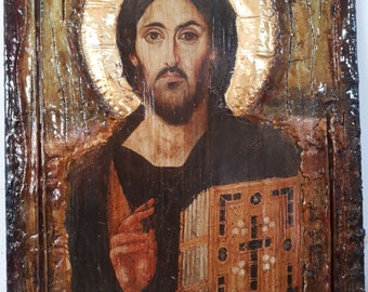 キリスト　イコン ファイル:Christ Icon Sinai 6th century.jpg - Wikibooks