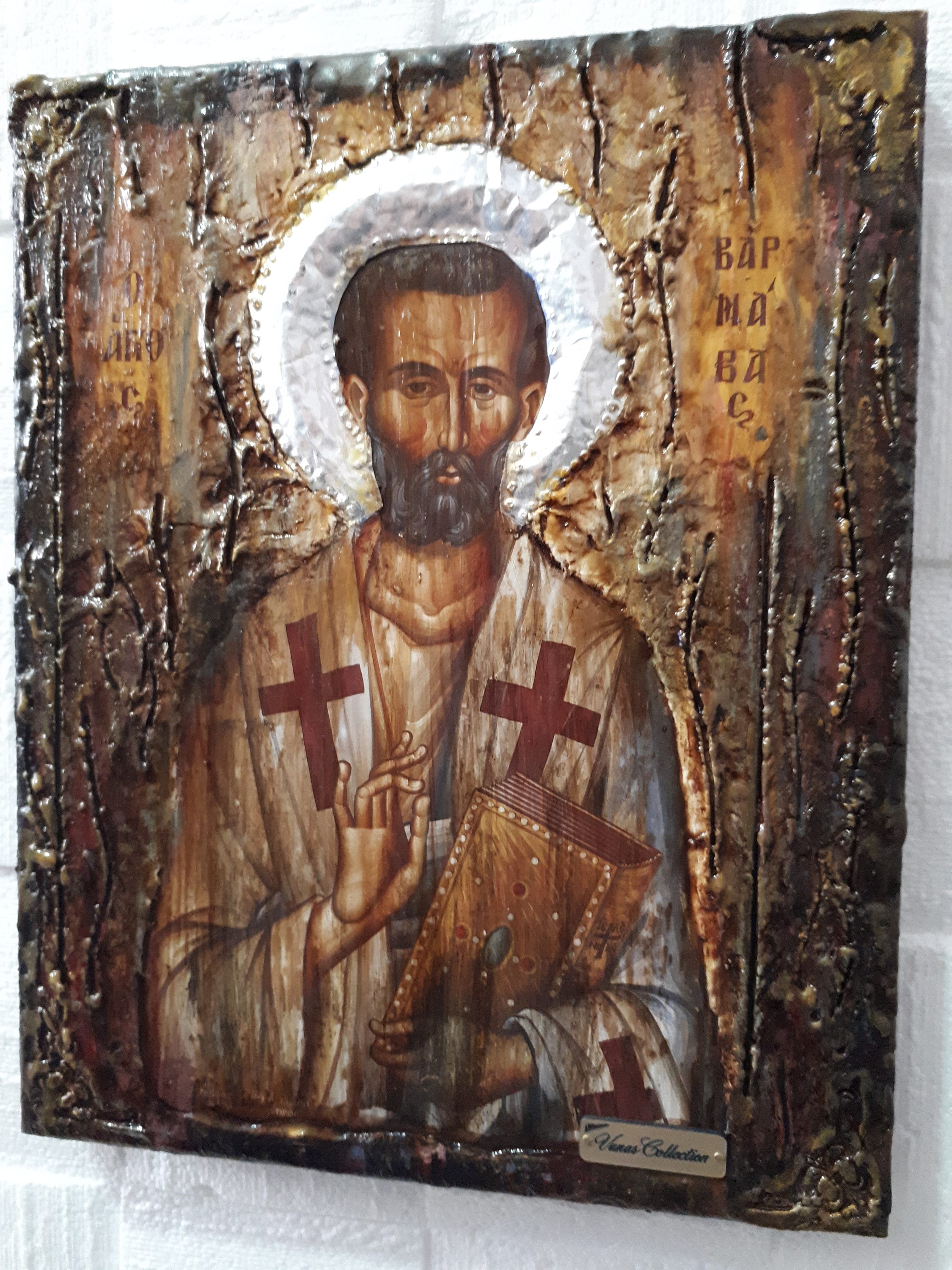 Saint St Barnavas Varnavas Barnabas the ApostleHandmade Orthodox