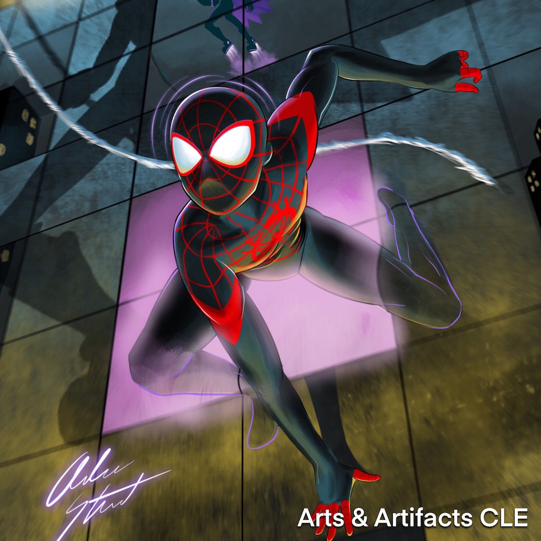 MILES MORALES: THE SPIDER-MAN  LIMITED EDITION GICLEE ON
