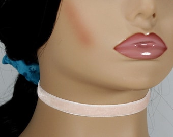 Pastel roze choker ketting vrouw meisje Preppy stijl choker kraag Roze goth choker ketting Roze kraag bruiloft barchelorette feest sieraden