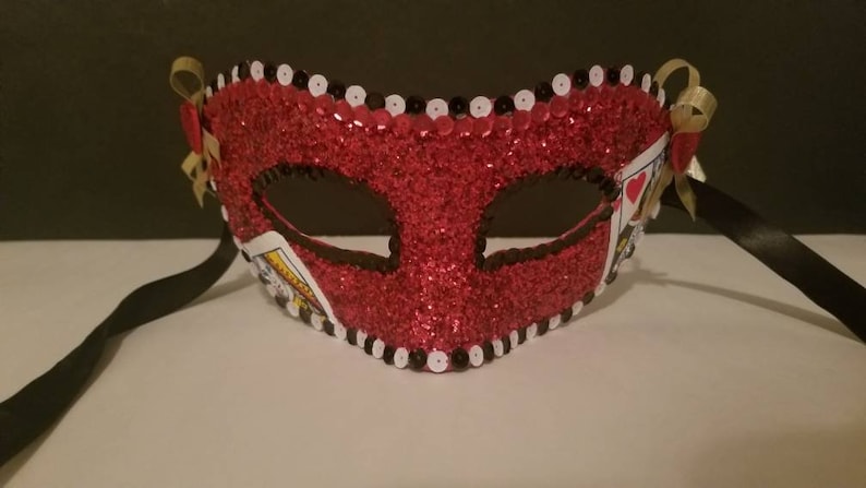 Made To Order Queen of Hearts Mask