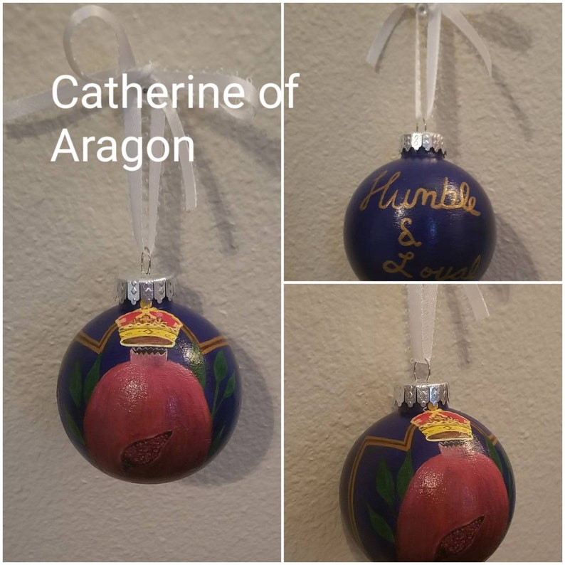 Six Wives Hand Painted Ornaments