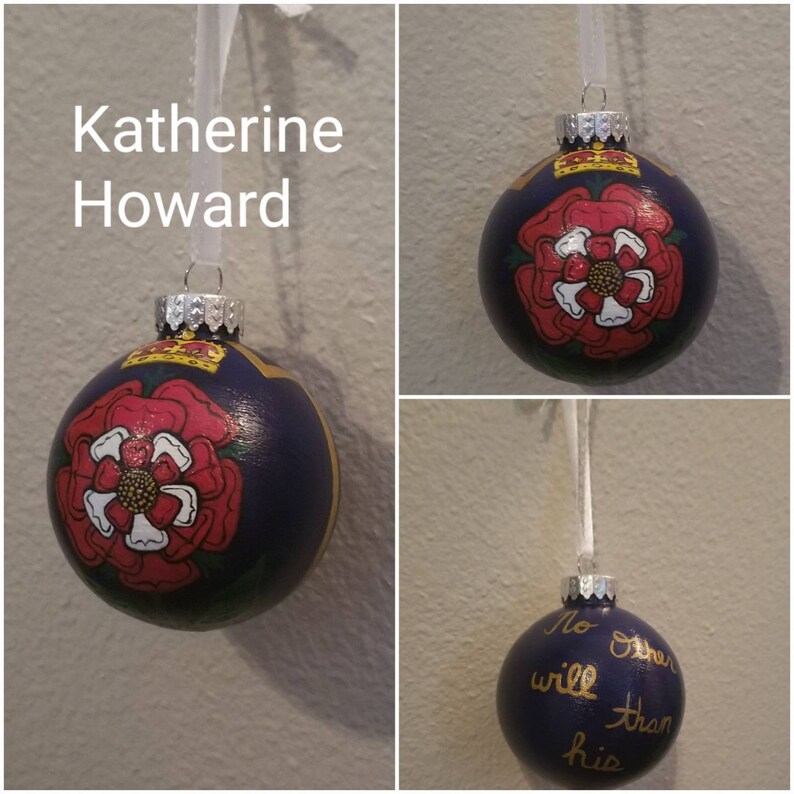 Six Wives Hand Painted Ornaments