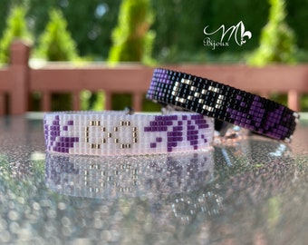 Infinite bracelet, hand-woven, woman, girl,