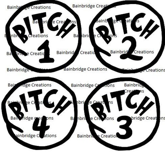 Bitch 1 4 Svg Downloads Etsy