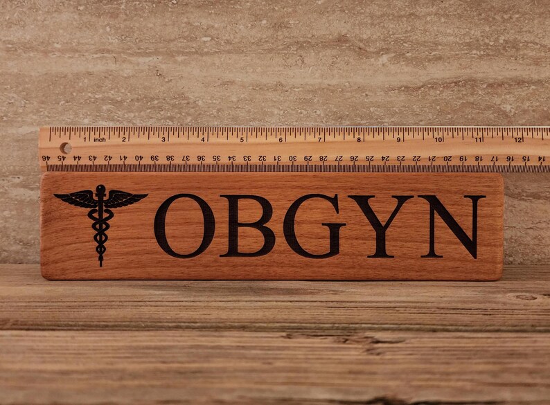 OBGYN Laser Engraved Sign, OBGYN Graduation, Labor and Delivery ...